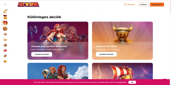 Hit'n'Spin Casino screenshot 2