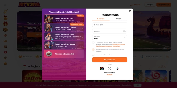 Hit'n'Spin Casino screenshot 3